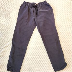 Rebecca Taylor Linen Pull On Capri Pants